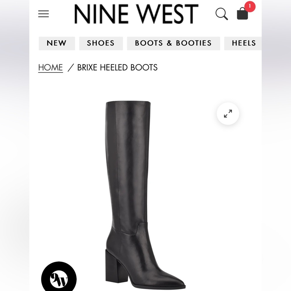 Nine West Brixie high knee boots